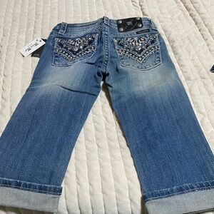 Embellished Blue Jeans